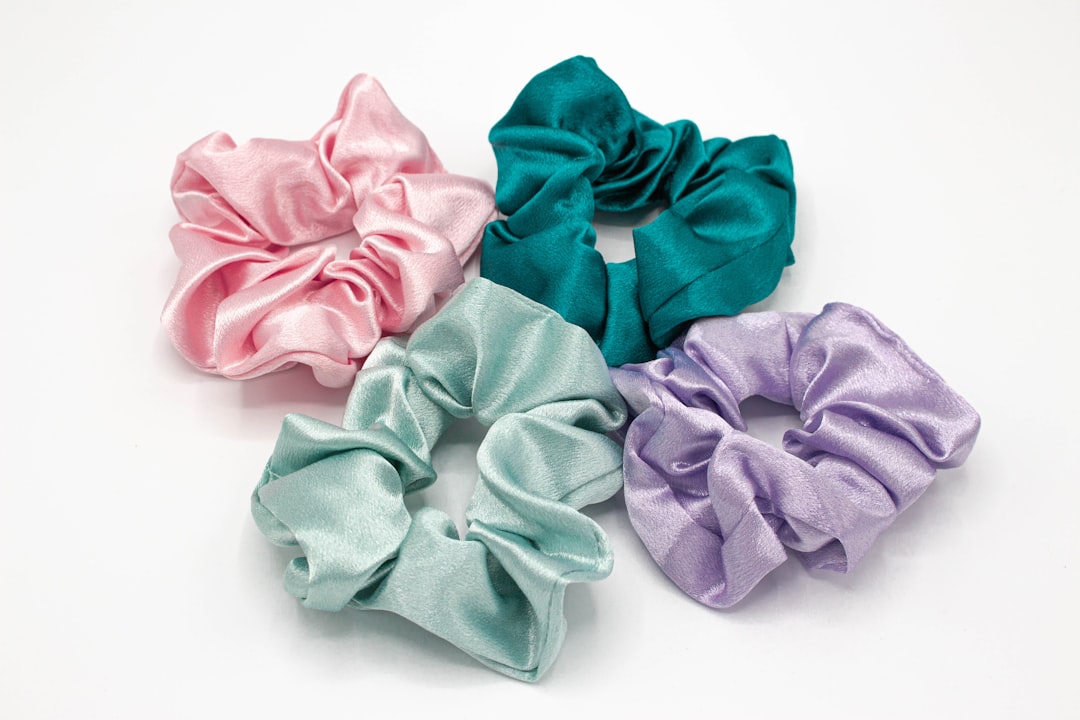 The Margaret scrunchies collection is bright and shines like a pearl!

Having trouble with frizzy hair? Get your hair under control with this soft and slippery pale lavander scrunchie that helps prevent friction frizz. All you need to do is style your hair into loose buns. This will help keep your hair from moving around and tangling.

Scrunchies are gentler on the hair compared to basic hair ties. They prevent breakage that is often caused by tugging. Definitely, this product is your best choice if you want to avoid those annoying dents that normal hair ties leave on your hair.
