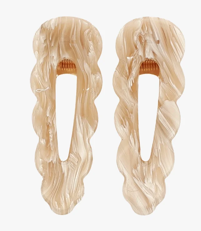 pinces à cheveux nacrée sable – collection nacrée pinces à cheveux nacrée sable – collection nacrée