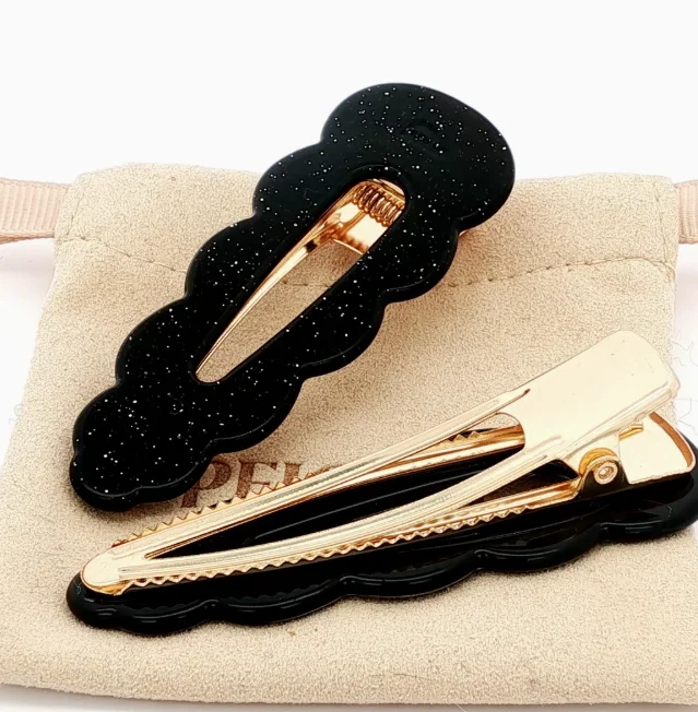 pinces à cheveux nacrée nuit Étoilée – collection nacrée pinces à cheveux nacrée nuit Étoilée – collection nacrée