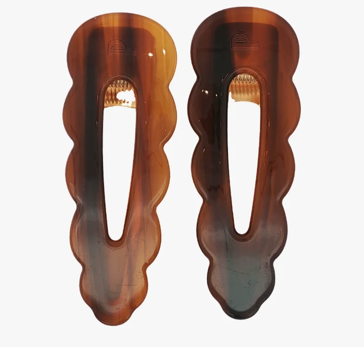 pince à cheveux nacrée ambre doré – collection nacrée pince à cheveux nacrée ambre doré – collection nacrée